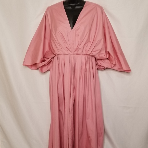 Roksanda gather cape poplin midi dress - Picture 10 of 14